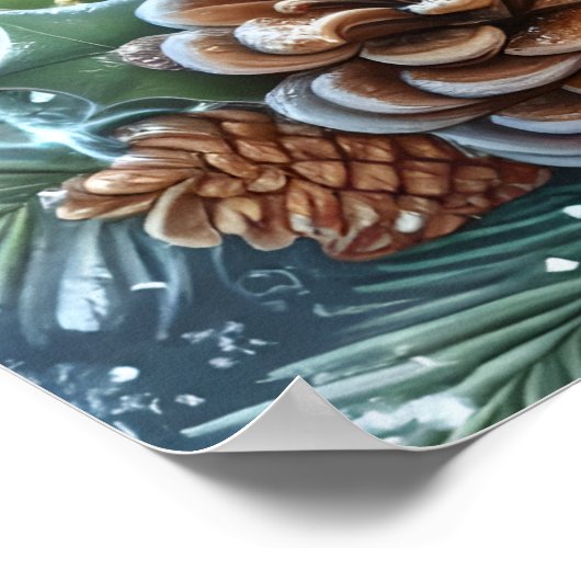 Winter Cardinal Poster (Coin)