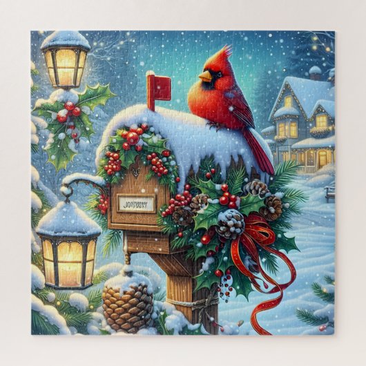 Winter Cardinal Puzzel (Verticaal)