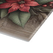 Winter Cardinals Rustic Cutting Board Snijplank (Hoek)