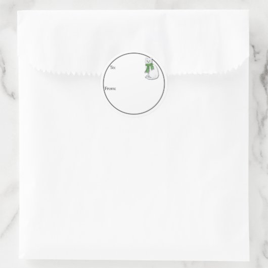 Winter Cats Sticker (Sac)