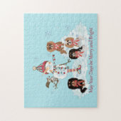 Winter Cavalier King Charles Puzzle Legpuzzel (Verticaal)