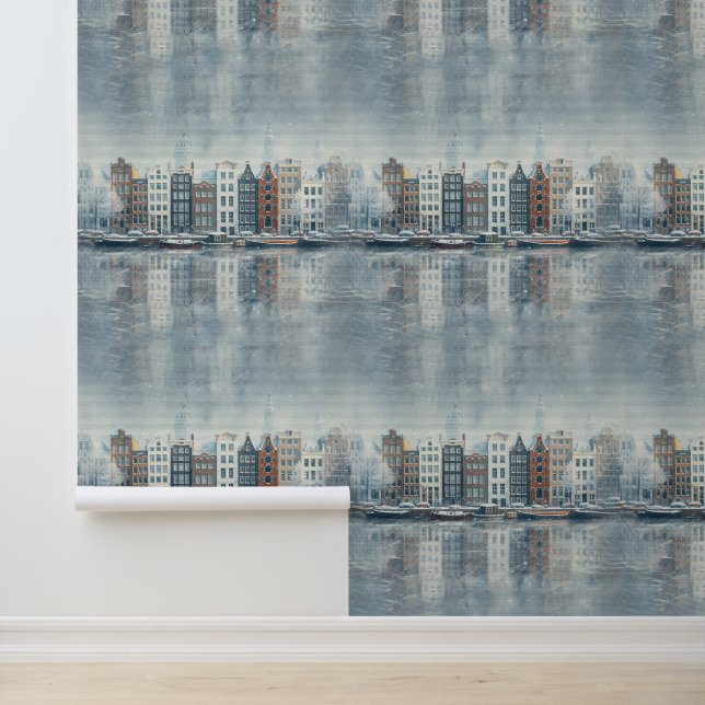 Winter Celebrations in Amsterdam Behang (Applicatie)