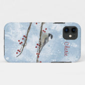 Winter Chickadee Case-Mate iPhone Case (Achterkant (horizontaal))