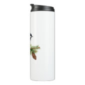 Winter Chickadee Thermosbeker (Geroteerd rechts)