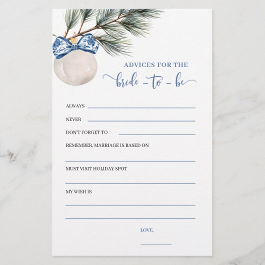 Winter Chinoiserie Bow adviseert bruid om wild te  (Voorkant)