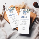 Winter Chinoiserie Bow Vrijgezellenfeest Menu