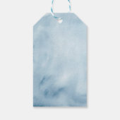 Winter Chinoiserie Lint Bruidsfeest Cadeautags Cadeaulabel (Achterkant)