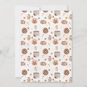 Winter Christmas Baby shower Uitnodiging (Achterkant)