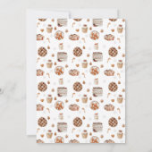 Winter Christmas Baby shower Uitnodiging (Achterkant)