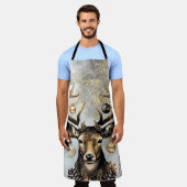 Winter Christmas Deer – All-Over Print Schort (Gedragen)