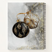 Winter Christmas Deer – Spiral Notitieboek (Achterkant)