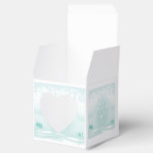 Winter Christmas Heart Window Favor Box Bedankdoosjes (Geopend)
