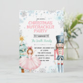 Winter christmas nutcracker party invitation (Debout devant)