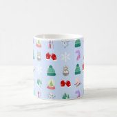 Winter/Christmas Pattern Coffee Mug (11oz) Koffiemok (Center)