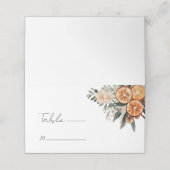 Winter Citrus Bloemen Elegante Kerstbruiloft (Buitenkant ongevouwen)