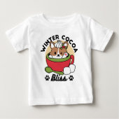 Winter Cocoa Bliss - Schattigee hond in Mok Design (Voorkant)