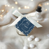 Winter Coquette Blauw Dank u Het is Koud Bedankjes Labels