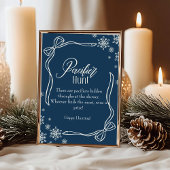 Winter Coquette Pacifier Hunt Baby shower teken Kaart