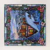Winter Cottage Puzzel (Horizontaal)