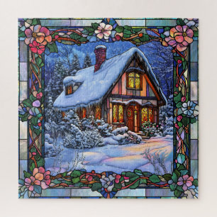 Winter Cottage Puzzel