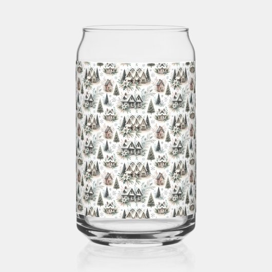 Winter Cottage Snowfall Pattern (Droite)