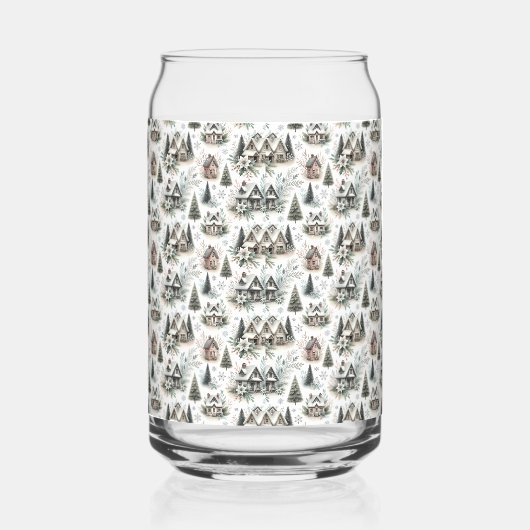 Winter Cottage Snowfall Pattern (Gauche)