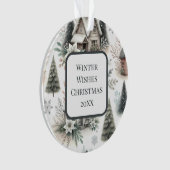 Winter Cottage Snowfall Pattern (devant)