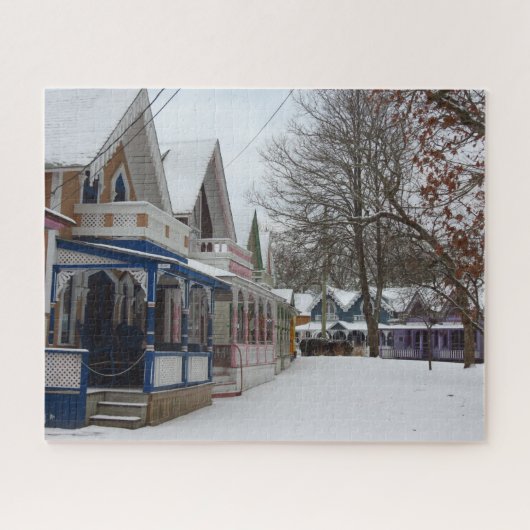 Winter Cottages - Martha's Vineyard Legpuzzel (Horizontaal)