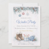 Winter Cozy Gathering Invitation (Devant)