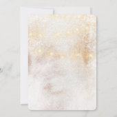 Winter Cozy Kerstfeestdag Baby shower Kaart (Achterkant)