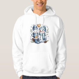Winter Cozy Snowman  Hoodie