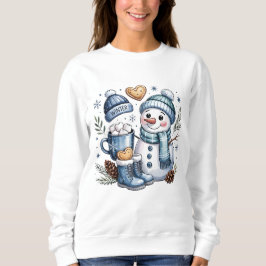 Winter Cozy Snowman  Trui