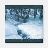 "Winter Creekside" Magneet (Voorkant)
