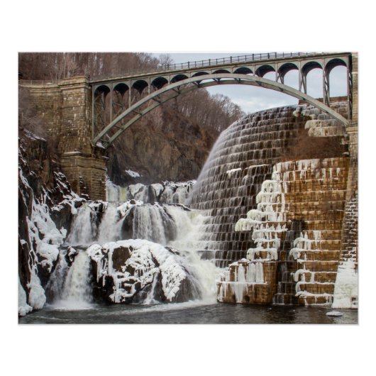 Winter, Croton Dam Perfect Poster (Voorkant)