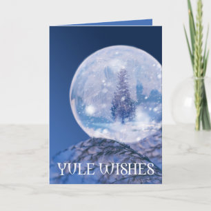 Winter Crystal Yule Kaart