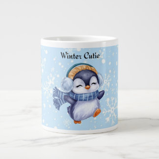 Winter Cutie | Tasse de café d'hiver de manchot mi