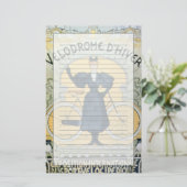 "Winter Cycle Racing Track", internationaal tentoo Briefpapier (Staand voorkant)