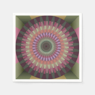 Winter Dahlia in warme gedempte kleuren - Alt Servet