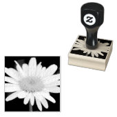 Winter Daisy Rubber Stamp Rubberstempel (Gestempeld)