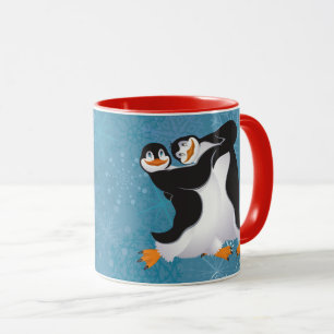 Winter Dansende Pinguïns Mok