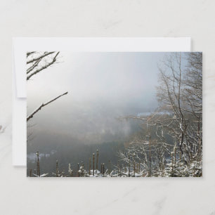 Winter De Macclesfield Forest Card Feestdagenkaart