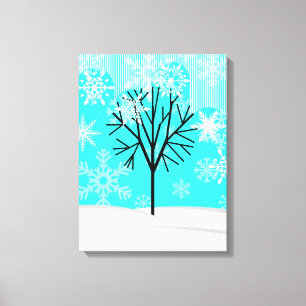 Winter - De Vier Seizoenen Canvas Afdruk