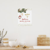 Winter Deck the Halls Fête des mariées Affiche de  (Cuisine)