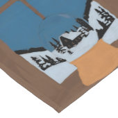 Winter Decorative Table Runner - Snow Globe Korte Tafelloper (Hoek)