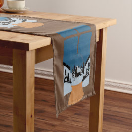 Winter Decorative Table Runner - Snow Globe Korte Tafelloper
