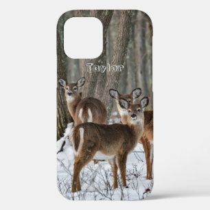 Winter Deer iPhone 12 Hoesje