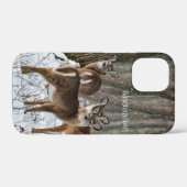 Winter Deer Case-Mate iPhone Case (Achterkant (horizontaal))