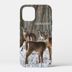 Winter Deer iPhone 12 Mini Hoesje