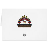 Winter Deer Forest Joyeuses Vacances (Dos Horizontal)