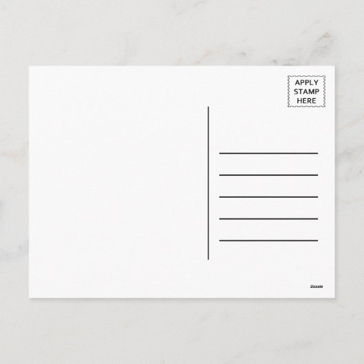 Winter Deer Forest Joyeuses vacances Carte postale (Dos)